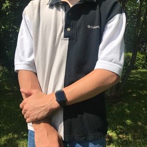 Vintage Columbia color Block tshirt